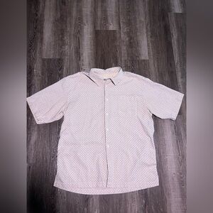 Pronto Uomo 100%silk Light  Patterned Short Sleeve Shirt